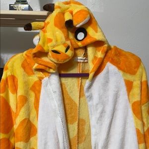 Giraffe  fuzzy Onesie